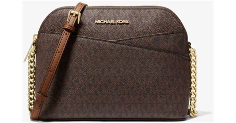 michael kors jet set dome satchel